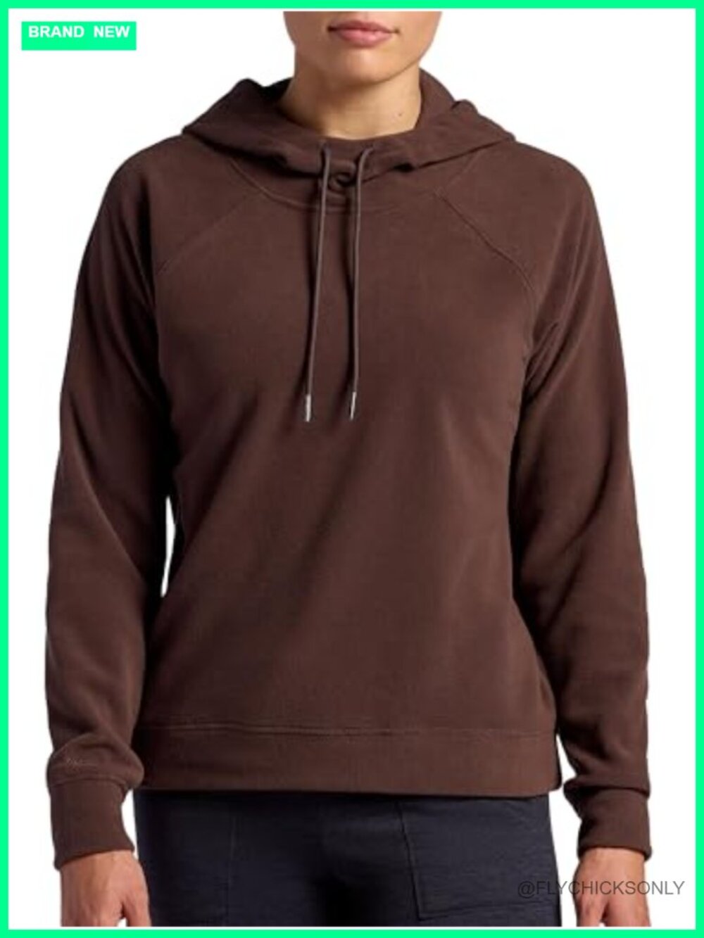 Womens Cozy Cowl Neck Hoodie Relaxed Fit Soft Heavyweight Pullover